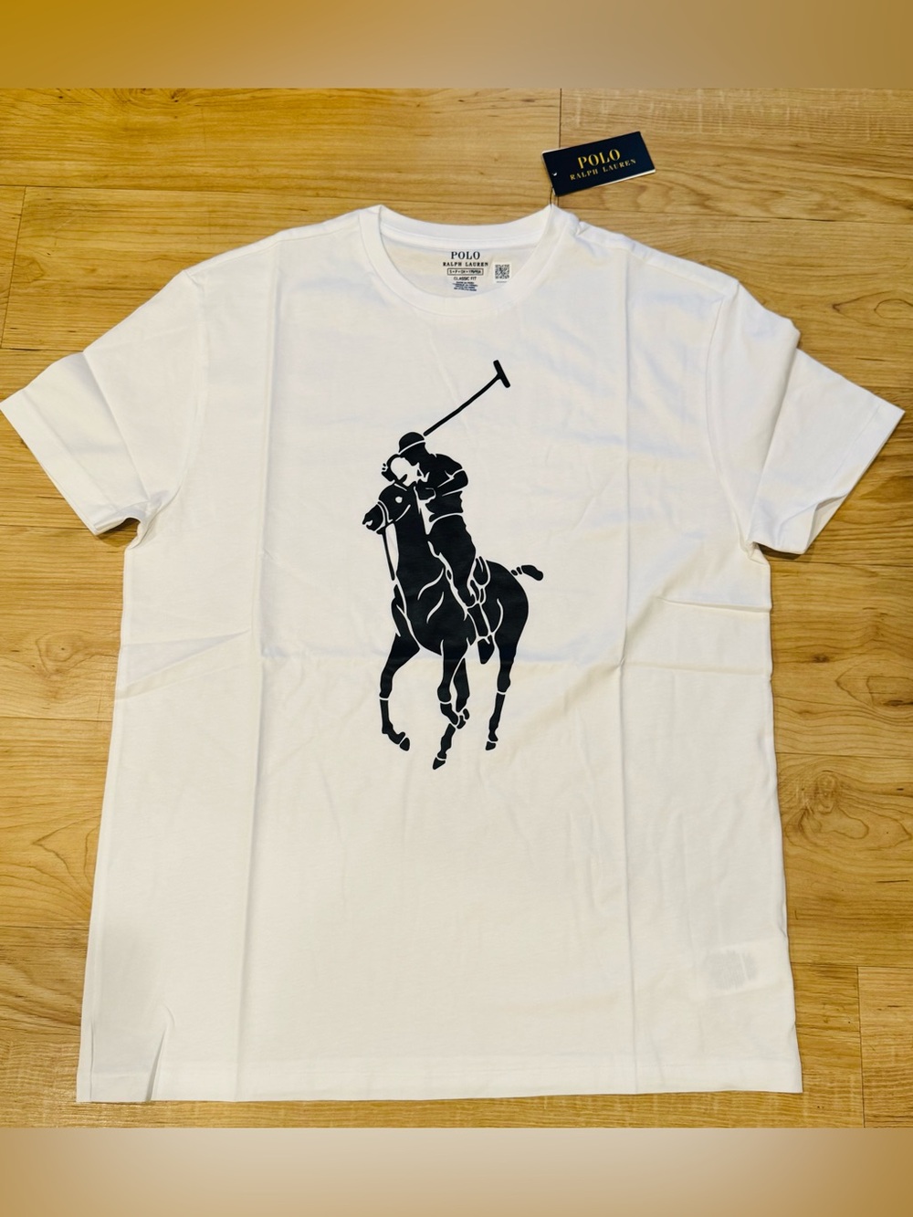 Polo Ralph Lauren Men’s Classic Fit Big Pony Graphic Print T-Shirt White S-XL